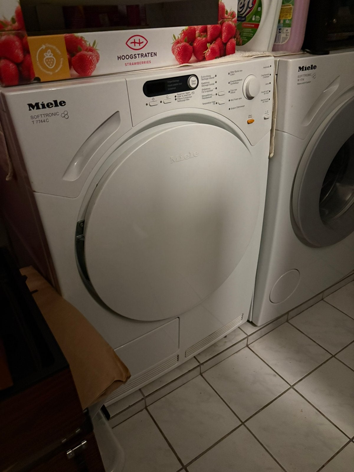 Miele set condensdroger en wasmachine, Ophalen, Gebruikt