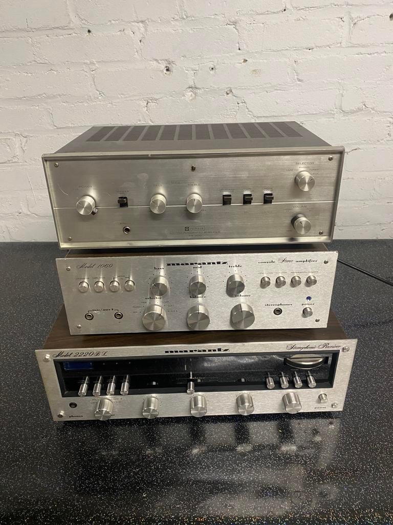 Marantz+Pioneer vintage versterkerset — Hi-Fi, Audio, Tv en Foto, Versterkers en Ontvangers, Ophalen, Marantz