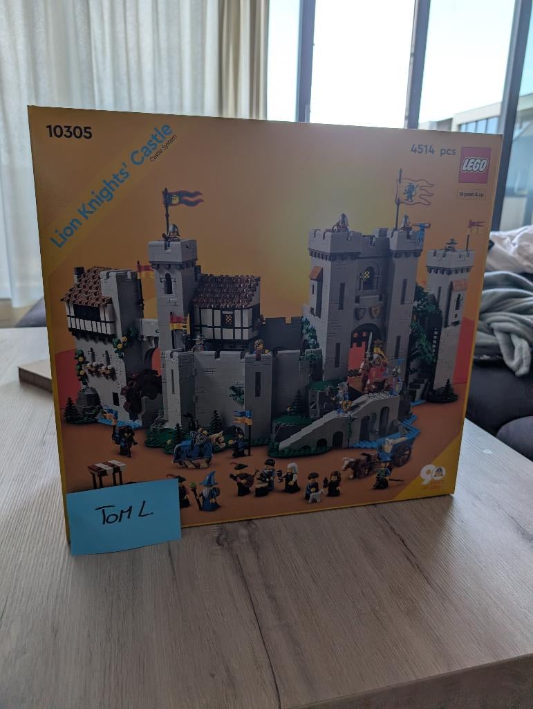 Le château du chevalier lion Lego, Neuf, Enlèvement ou Envoi, Lego, Ensemble complet