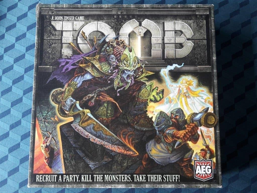 Tomb, 2-6 spelers, dungeon crawler, AEG, + 1 gratis promo, Hobby en Vrije tijd, Ophalen of Verzenden, Gebruikt, AEG