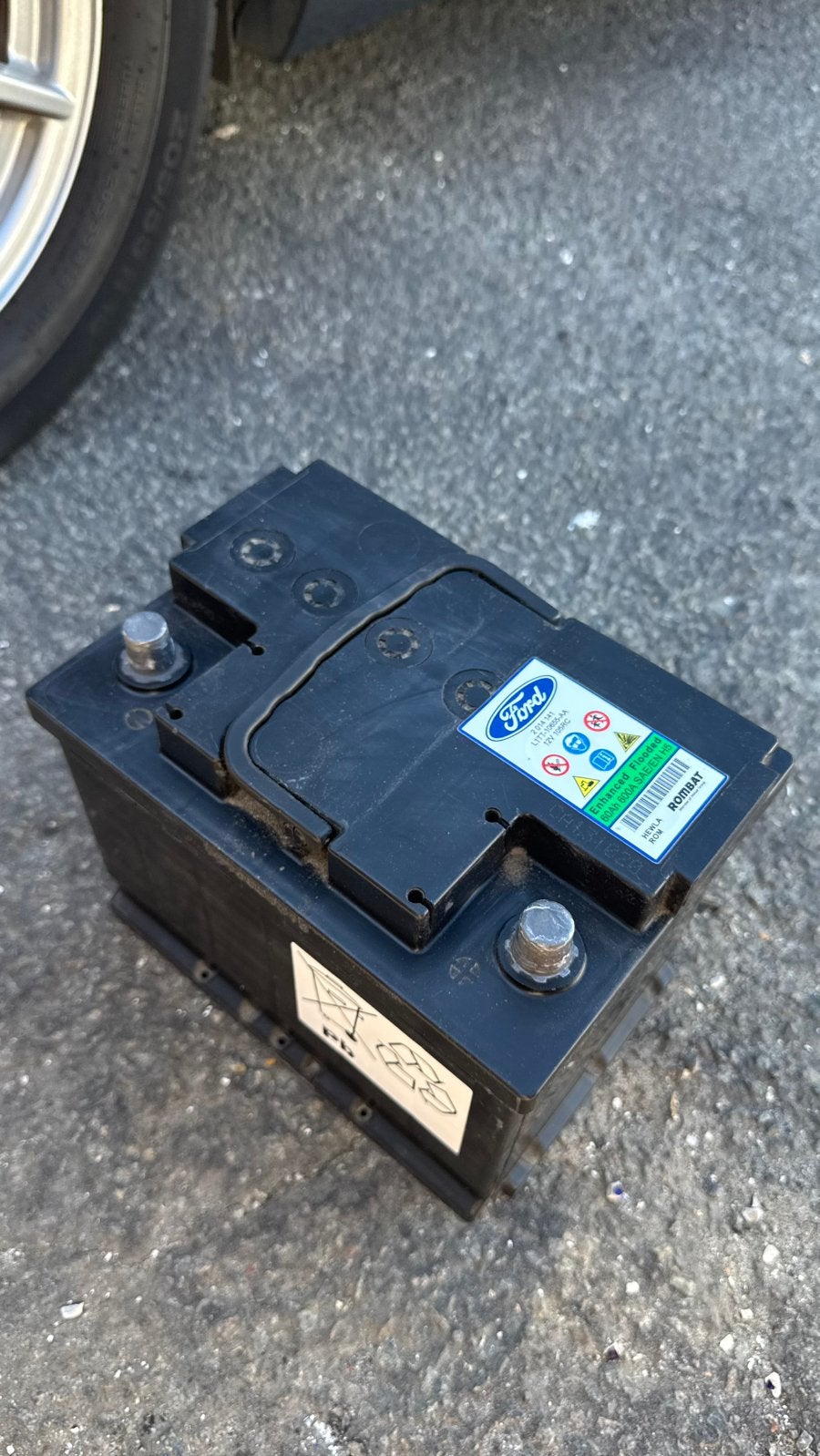 Batterie voiture Ford 12V 60Ah 600A, Auto-onderdelen, Ford