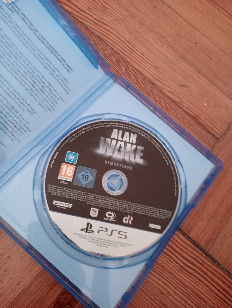 Jeux Alan Wake Remastered (PS5), Enlèvement, Comme neuf
