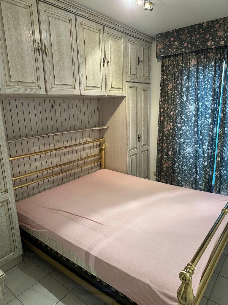 Vintage Bed 160x200 incl. verstelbare lattenbodem en matras, Huis en Inrichting, Slaapkamer | Bedden, Gebruikt, Tweepersoons, 160 cm