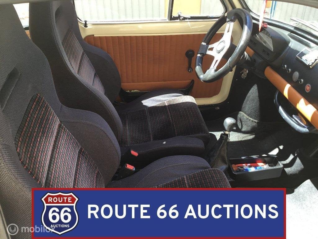 Fiat 500 | 1971 | Route 66 Auctions, Auto's, Zwart, Bedrijf, Handgeschakeld, Overige carrosserie