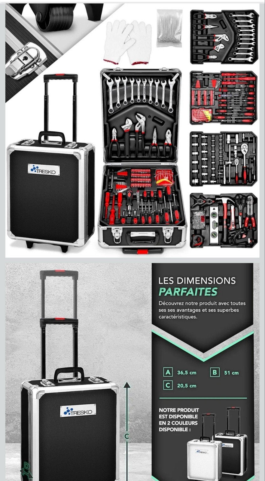 tout nouveau coffre à outils emballé