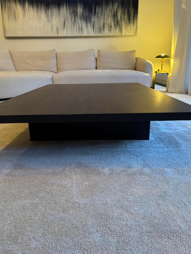 Table basse / Table salon en hêtre massif, couleur wengué, Maison & Meubles, Tables | Tables de salon, Enlèvement, Comme neuf