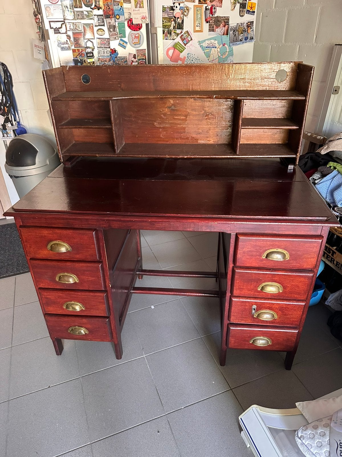 Antieke bureau., Ophalen, Gebruikt