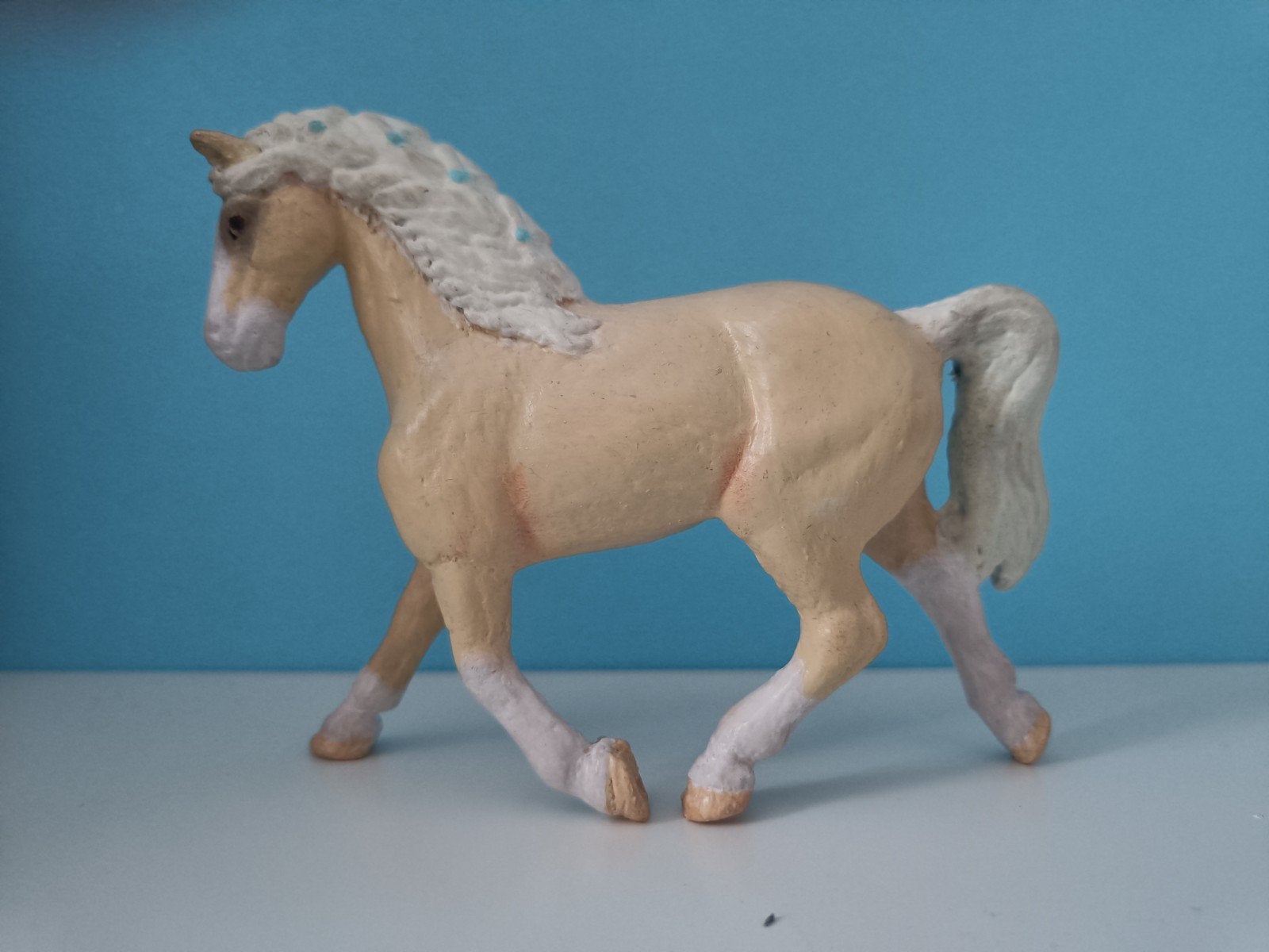 Schleich repaint 'Sunny', Verzamelen, Ophalen of Verzenden, Zo goed als nieuw, Paard, Beeldje of Figuurtje