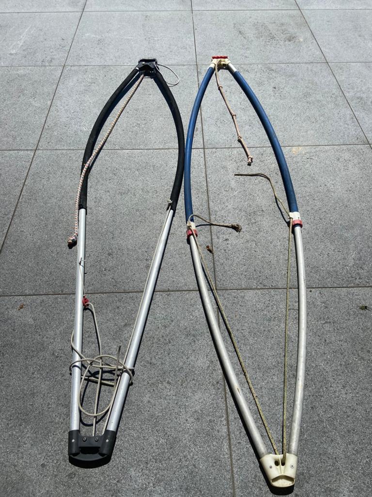 Dérives et wishbones old school, Enlèvement, Utilisé