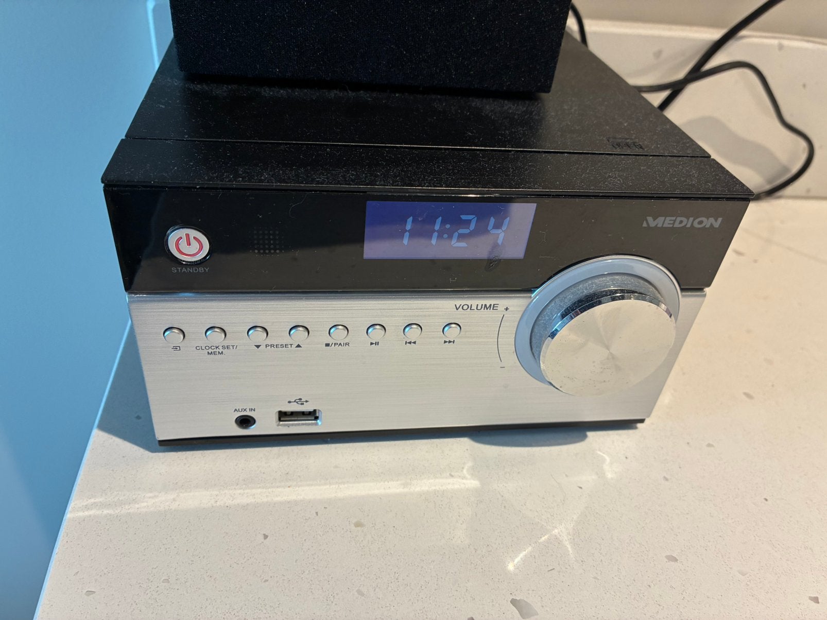 Medion compacte muziekinstallatie, Cd-speler, Losse componenten, Zo goed als nieuw, Ophalen