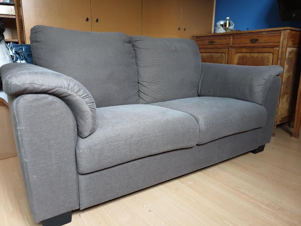 Canapé 2 places gris par Ikea, 75 à 100 cm, Comme neuf, Enlèvement, Modern