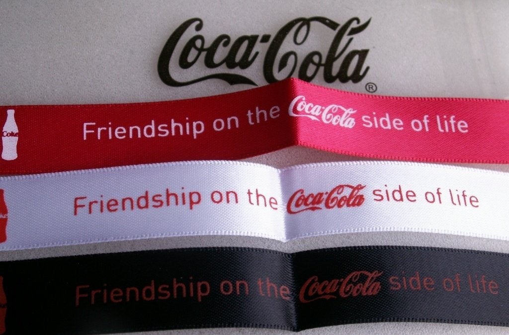 3 Coca Cola bandjes friendship on the Coca-Cola side of life, Ophalen of Verzenden, Nieuw