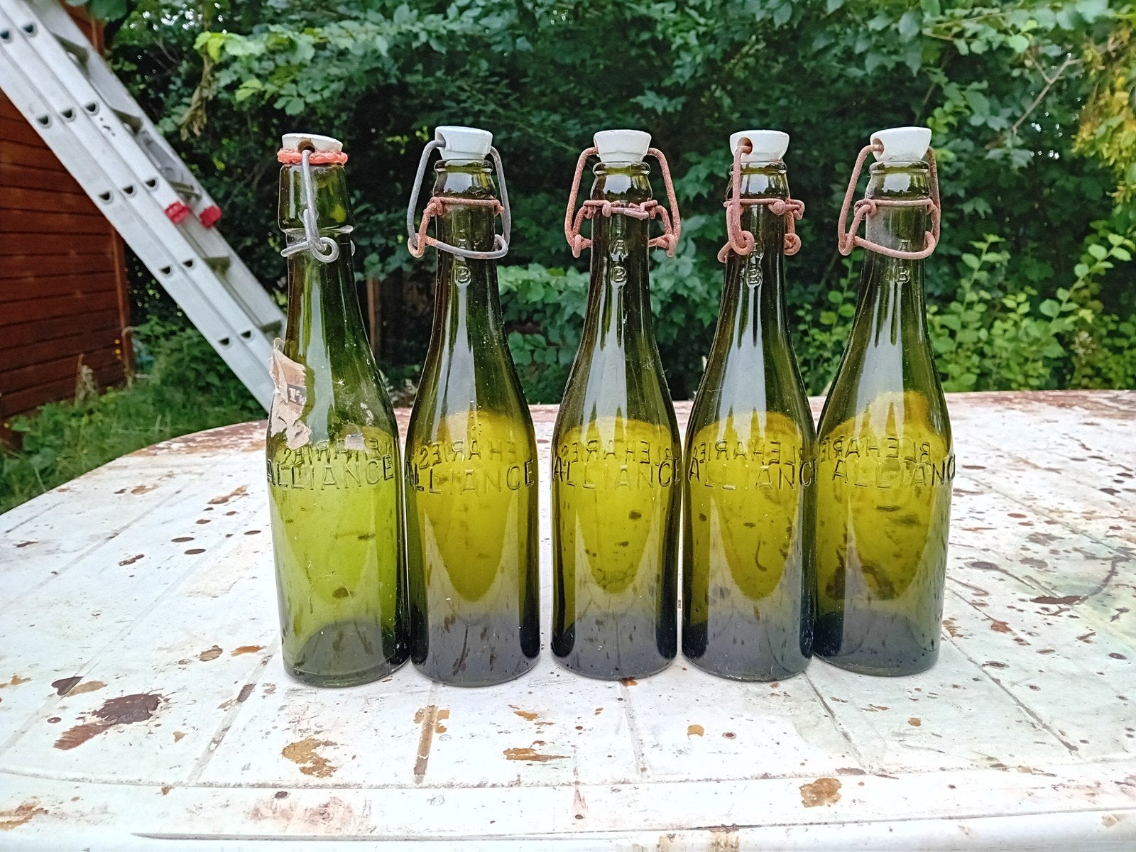 Anciennes bouteilles de bière vintage, brasserie Alliance Bl, Enlèvement ou Envoi