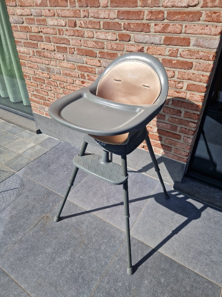 Quax Ultimo 3 eetstoel – Clay, Ophalen, Gebruikt, Meegroeistoel, Aanschuifbaar