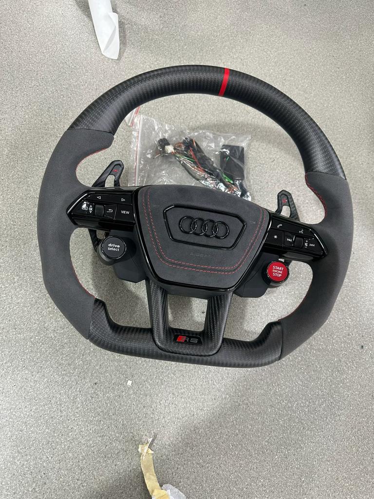 Audi stuur matte carbon sportief S RS upgrade, Auto-onderdelen, Besturing, Audi, Nieuw, Ophalen of Verzenden