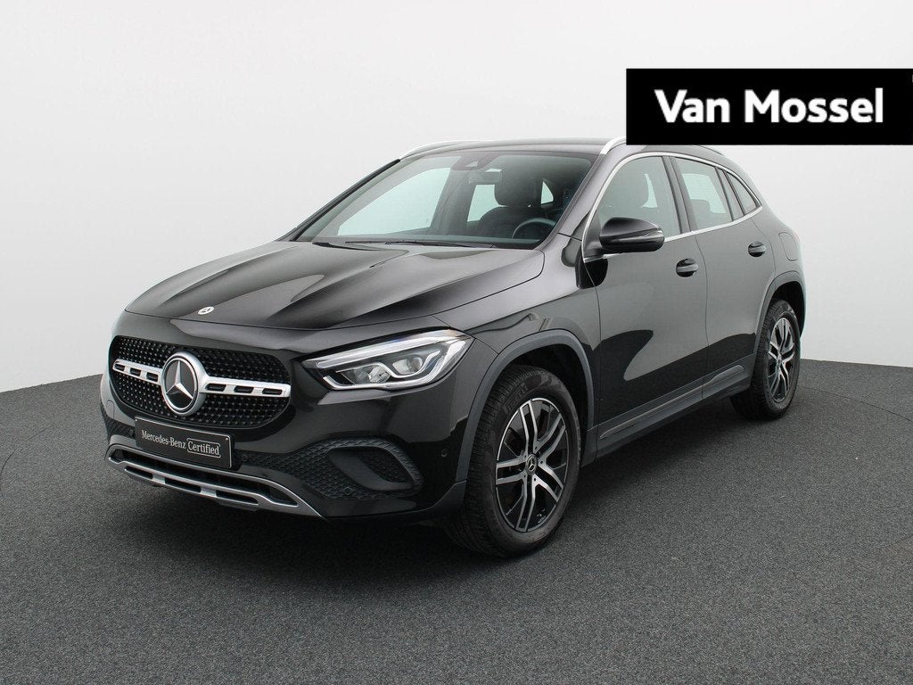 Mercedes-Benz GLA 200 d Business Solution + CARPLAY + SENSOR, Leder en Stof, Zwart, Bedrijf, 5 deurs