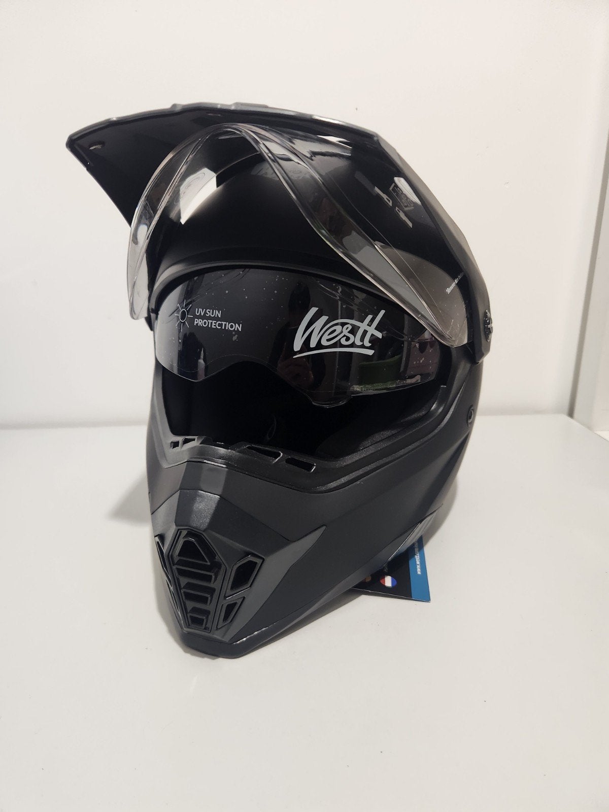 Westt dual sport helm, Motoren, Kleding | Motorhelmen, Heren, Overige typen, S, Ophalen