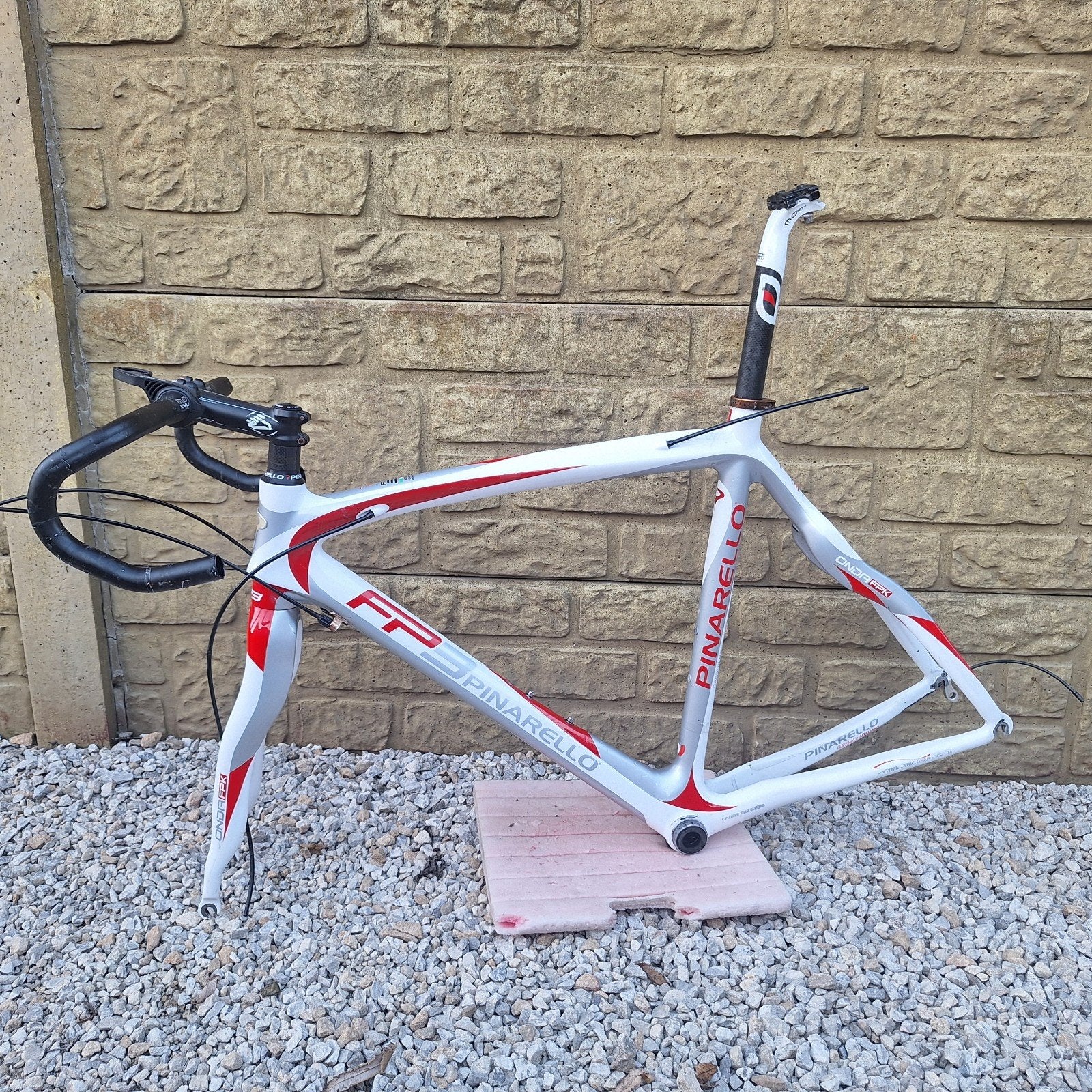 pinarello FP3 frame, 28 inch, Gebruikt, Carbon, 53 tot 57 cm