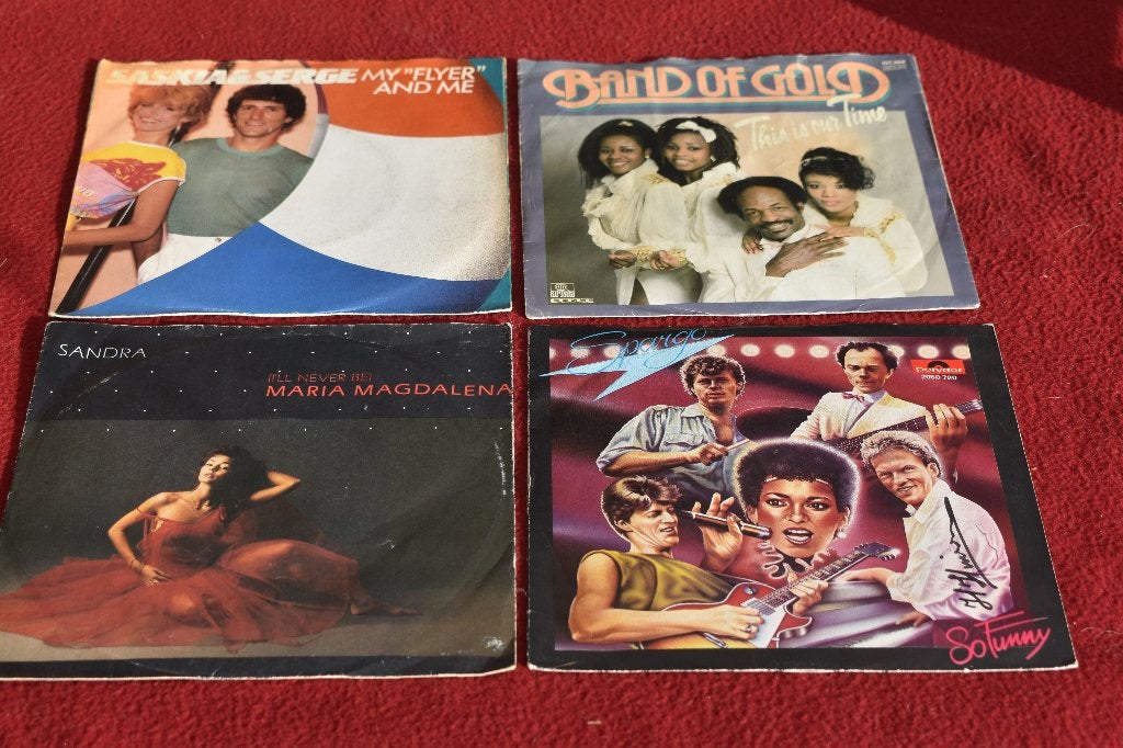 heb je 45t vinylsingels als passie?, 7 inch, Ophalen of Verzenden, Zo goed als nieuw, Poprock
