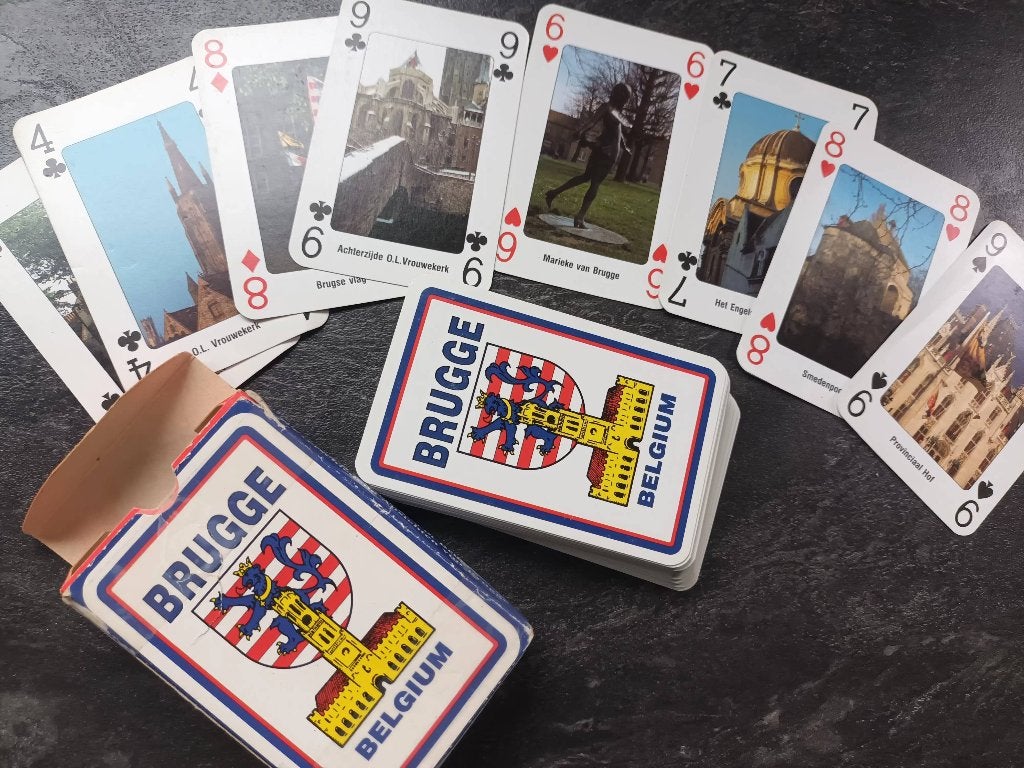 Brugge vintage kaartspel, Hobby en Vrije tijd, Ophalen, Gebruikt