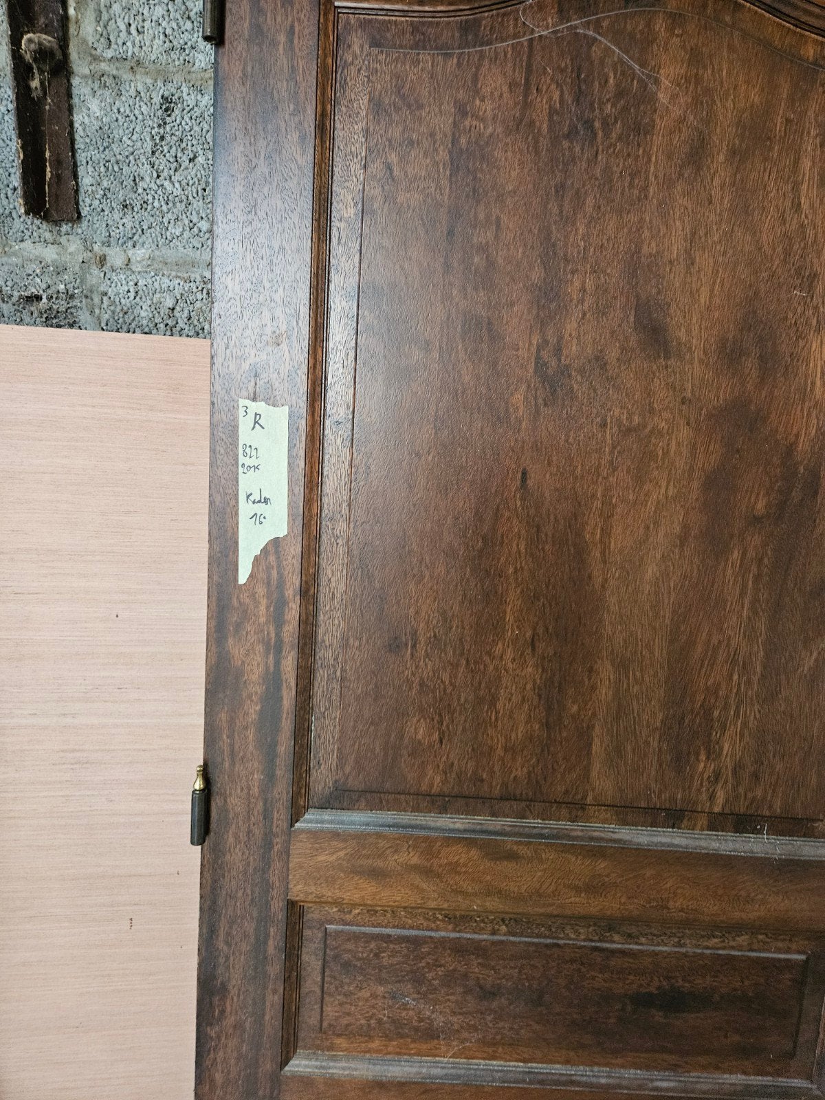 oude deuren met kader en lijsten, Enlèvement