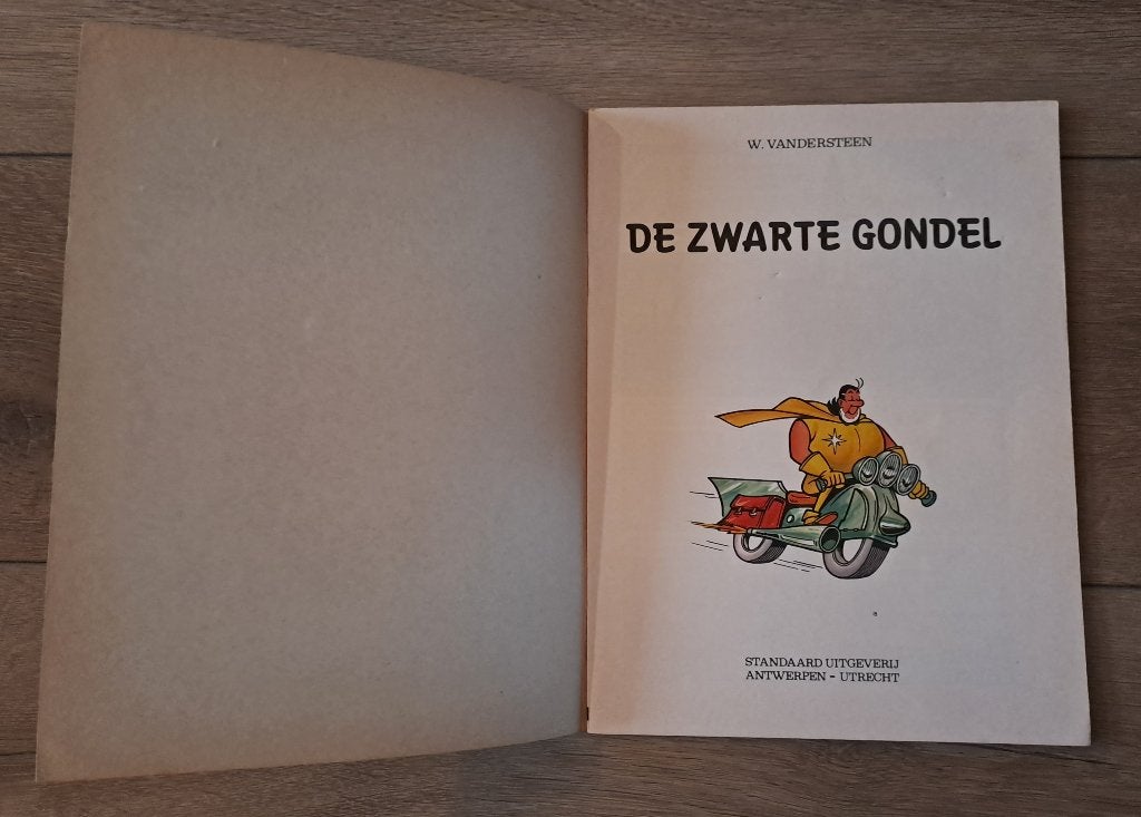 62 - Jerom - De Zwarte Gondel, Boeken, Gelezen, Willy Vandersteen, Eén stripboek, Ophalen of Verzenden
