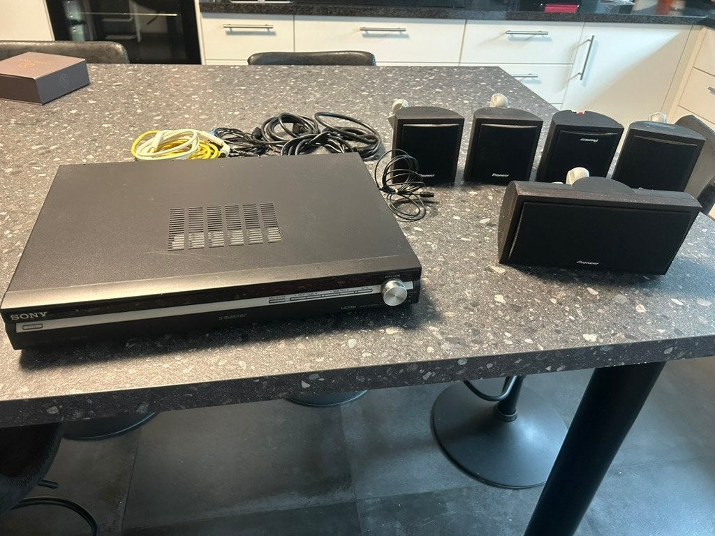 pioneer en sony surroundset, Kit home cinéma, Enlèvement, Télécommande, Pioneer