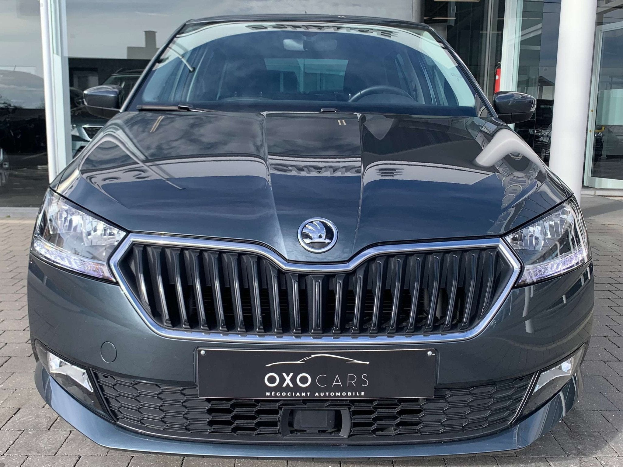 Skoda Fabia 1.0i / Airco / CarPlay / Cruise / PDC / LED / FA, Autos, Argent ou Gris, Achat, Euro 6, Entreprise