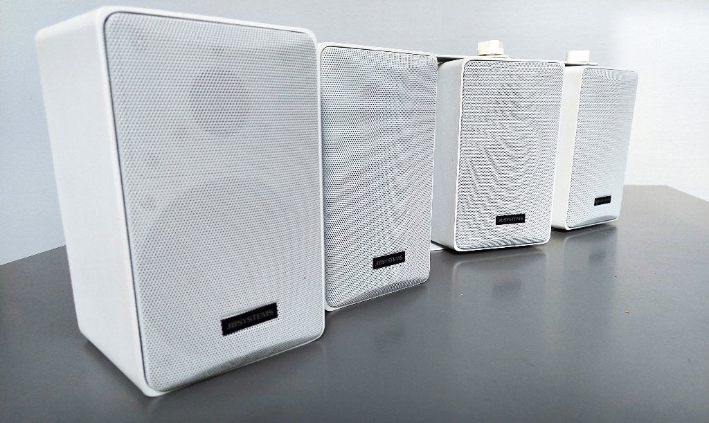 JB systems DS 412speakers WIT– 4 stuks/2 paar, Overige merken, Ophalen of Verzenden, Zo goed als nieuw, Minder dan 60 watt
