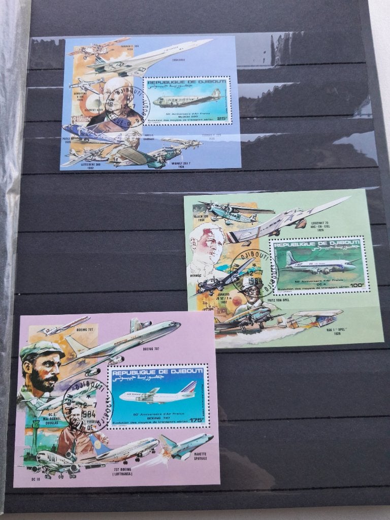 Postzegelboek luchtvaart, Ophalen of Verzenden, Gebruikt, Overige typen
