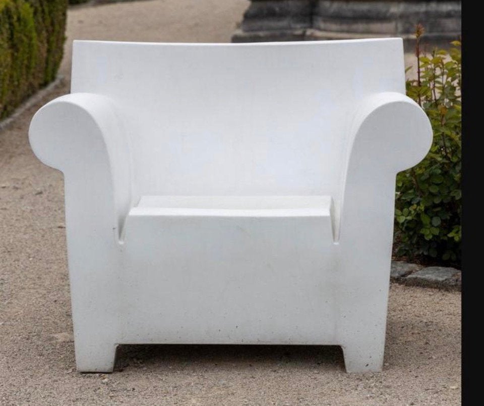 3 witte Kartell bubble club chairs, Enlèvement, Comme neuf, Synthétique