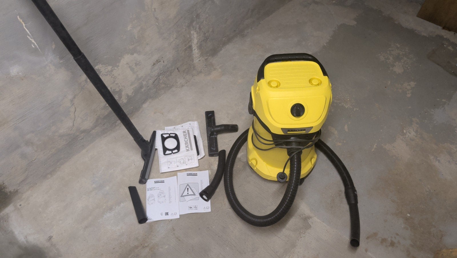 Kaercher water stofzuiger WD 3, Enlèvement, Utilisé, Aspirateur d'eau