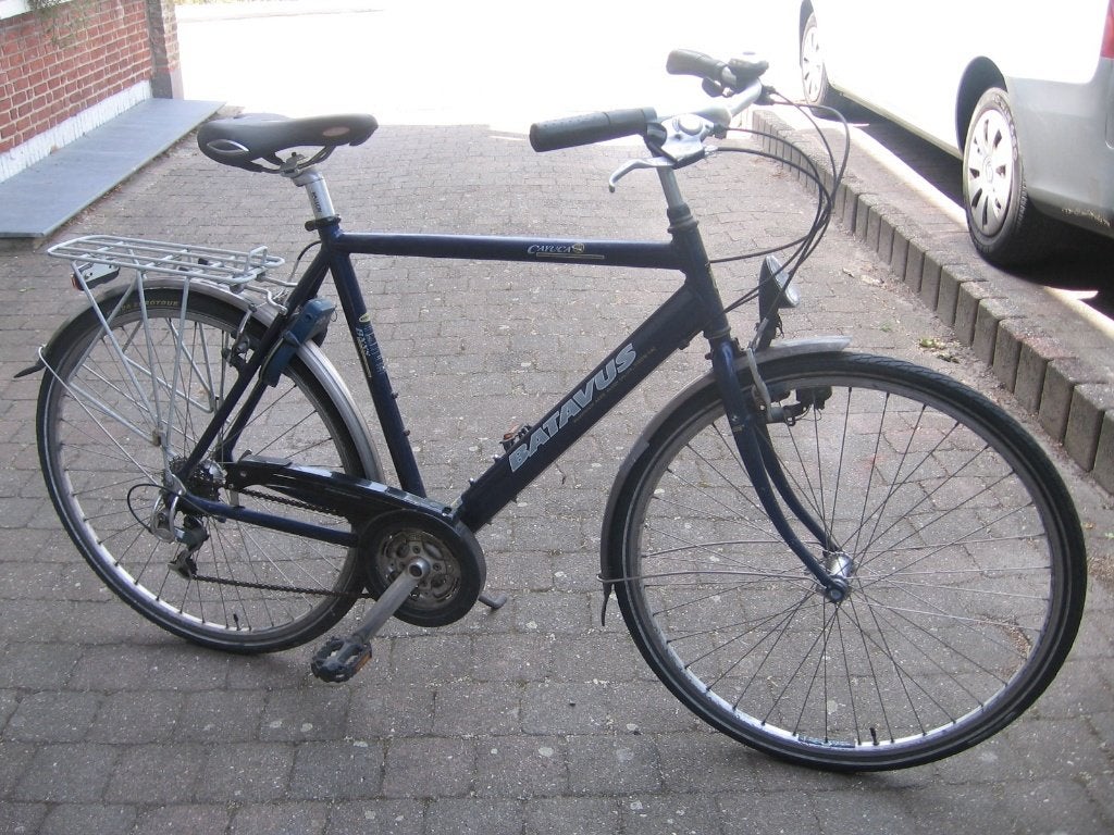 28 inch batavus herenfiets met 16 versnellingen kader 56, Ophalen, Gebruikt, Velgrem, Versnellingen