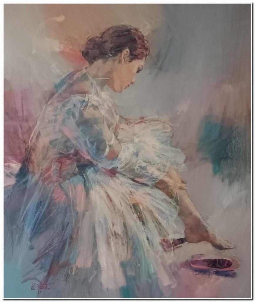Paul Rouwette (1955) - Kleuren lithografie, Ophalen