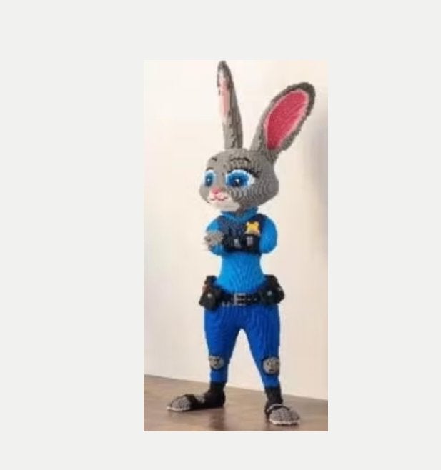 Disney Zootopia bouwblokken set Judy Hopps (64cm!), Ophalen of Verzenden, Nieuw