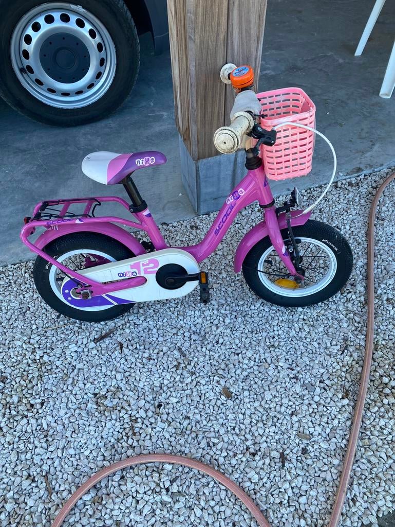 Scool kinderfiets 12 inch, Ophalen, Zo goed als nieuw, Terugtraprem