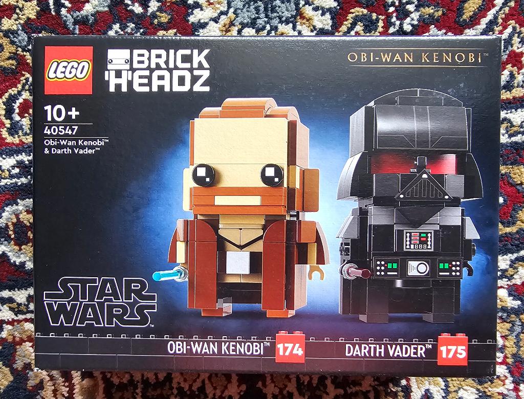 Lego Star Wars Brickheadz Obi-Wan Dark Vador 40547 (neuf), Neuf, Non ouvert/scellé, BrickHeadz, Lego