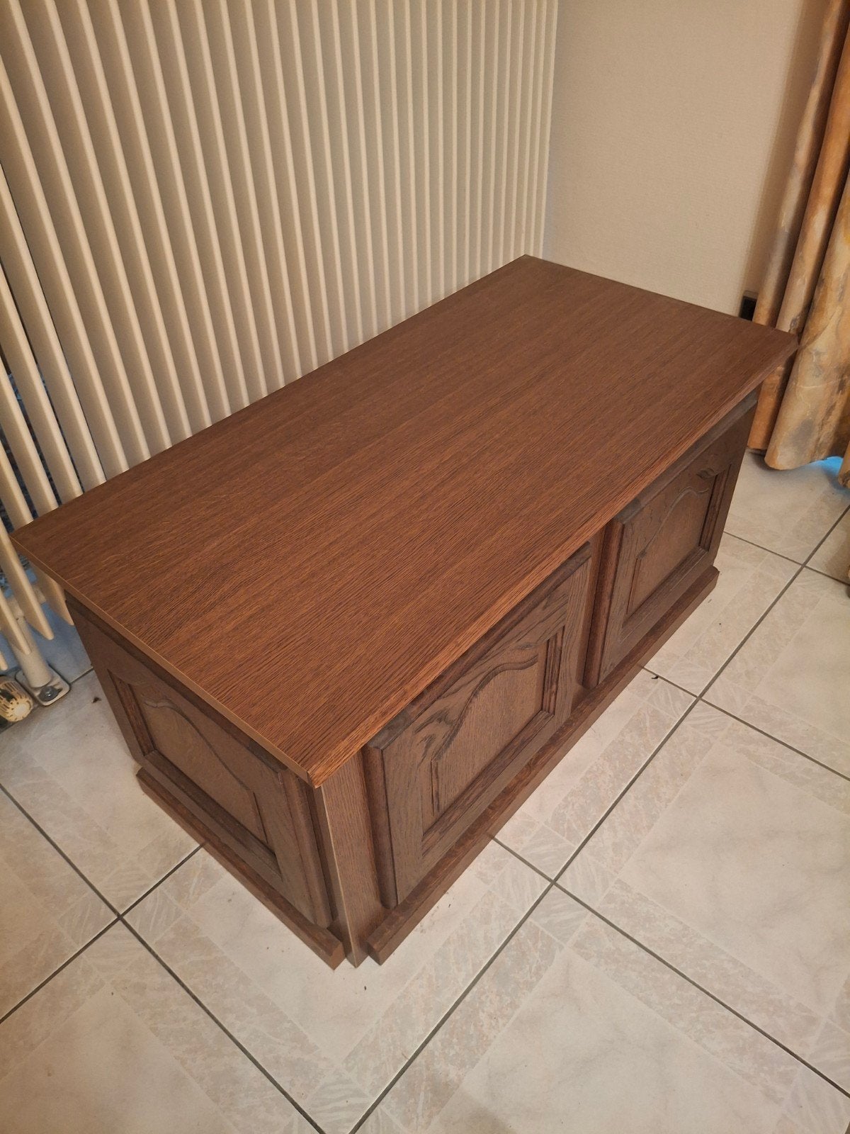 Mooi massief houten koffer, Ophalen, 50 – 75, 100 tot 150 cm, Zo goed als nieuw