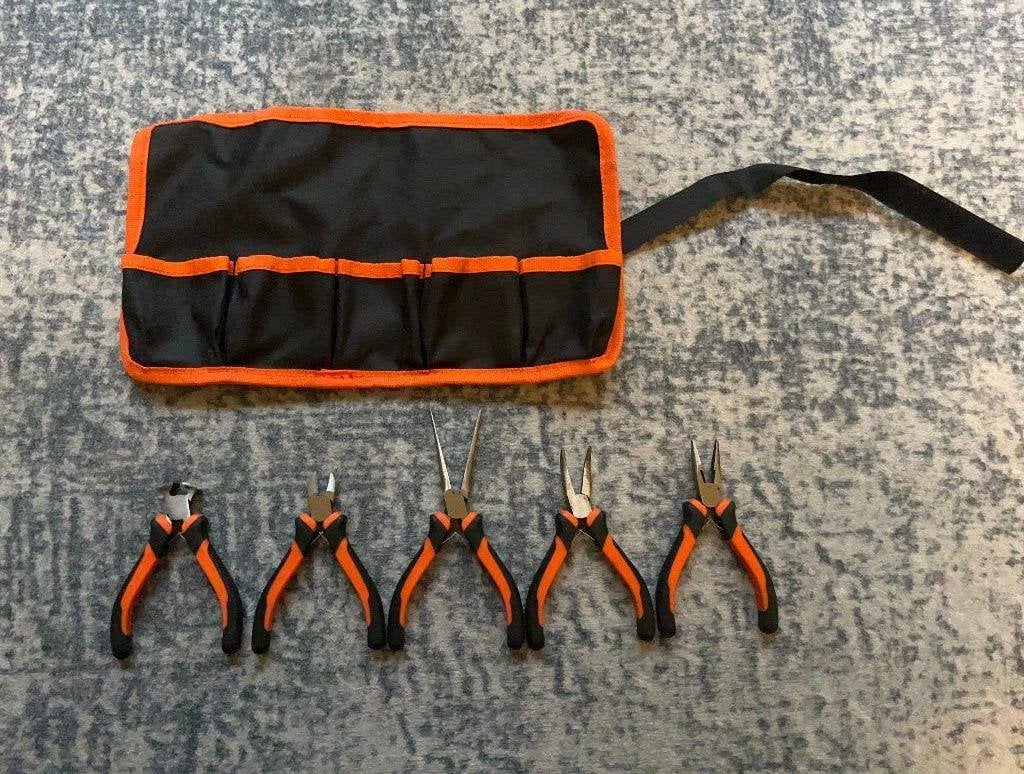 Lot de 5 petites pinces, Bricolage & Construction, Enlèvement, Comme neuf, Pince