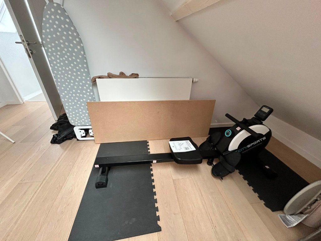 Rameur d'appartement - 16 niveaux de résistance, Sport en Fitness, Fitnessapparatuur, Ophalen, Zo goed als nieuw, Roeitrainer
