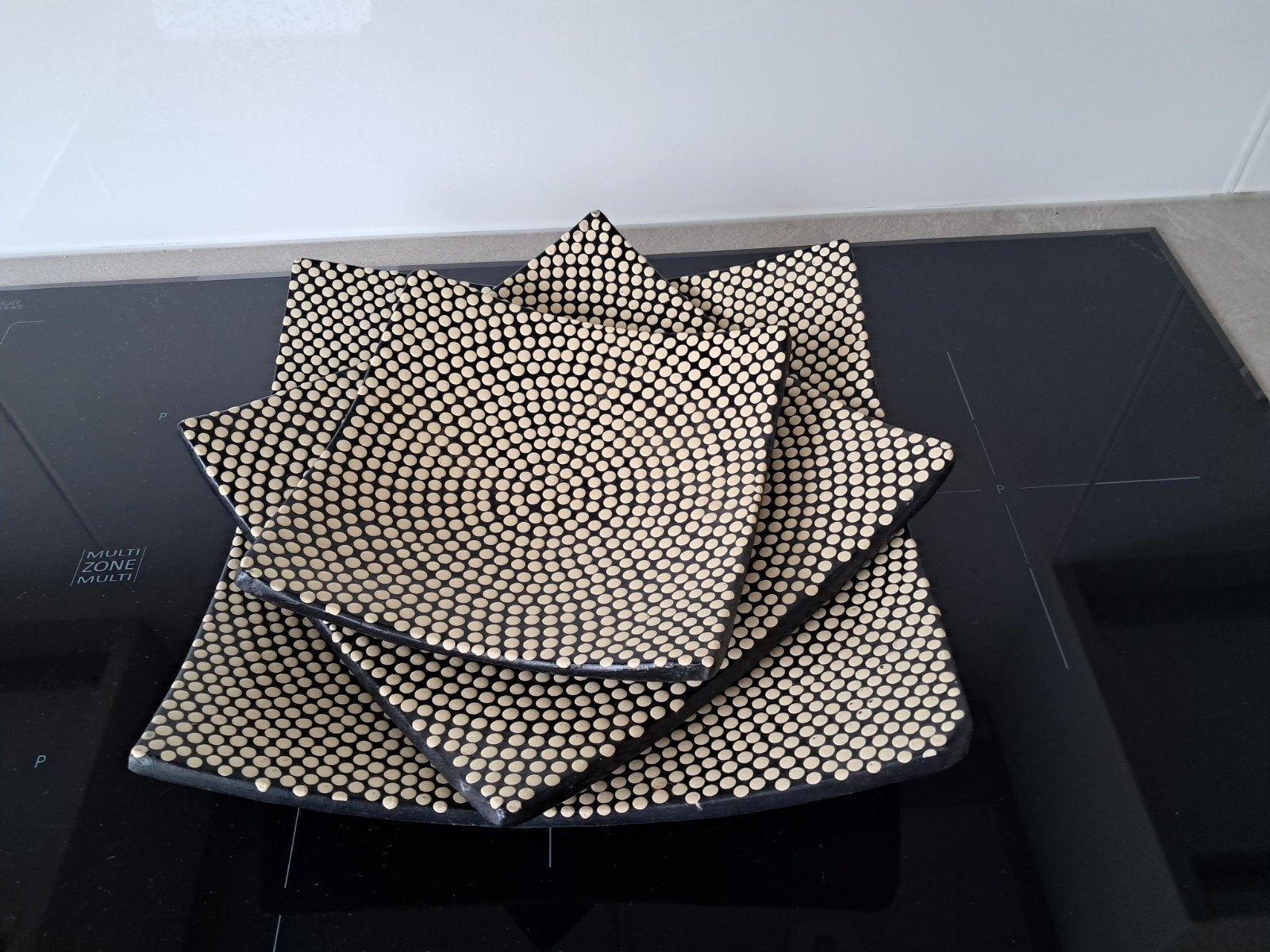 decoratieschalen, Maison & Meubles, Accessoires pour la Maison | Coussins, Enlèvement, Comme neuf, Carré