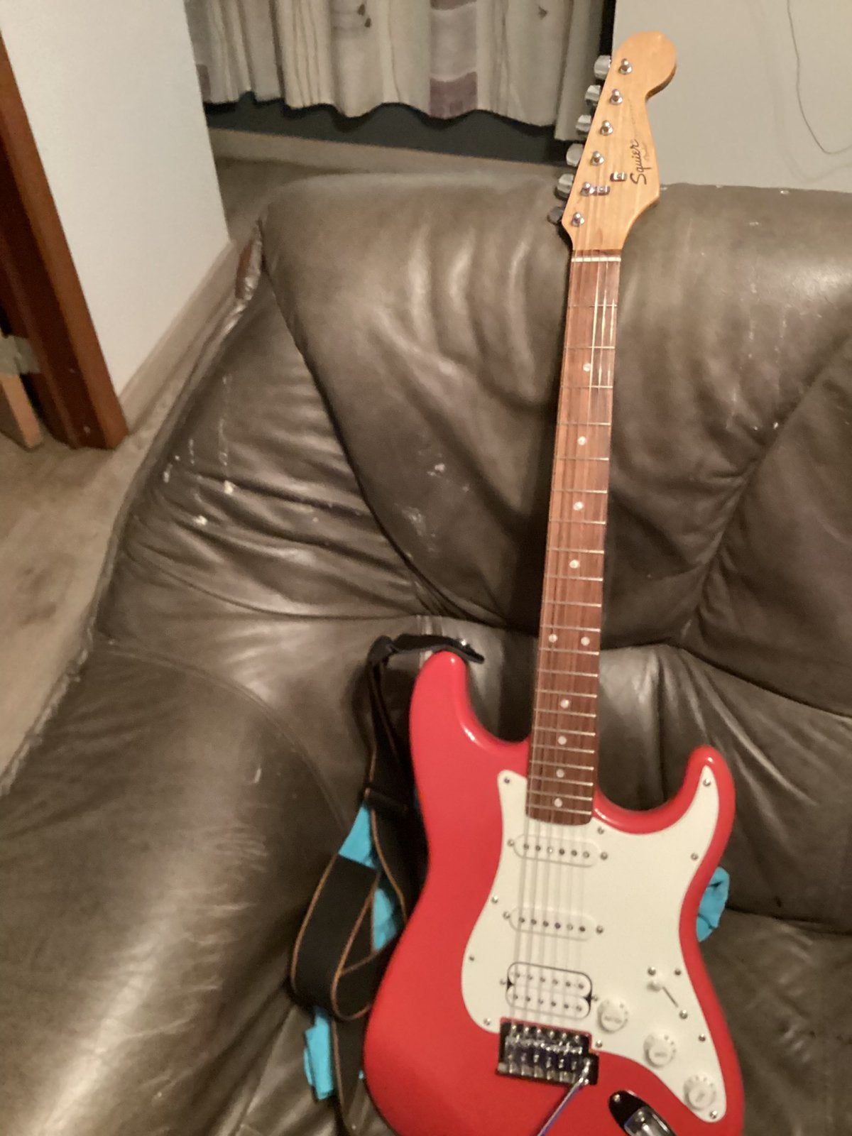 Fender Squier stratocaster China 2008 koop of ruil, Musique & Instruments, Enlèvement, Comme neuf, Fender