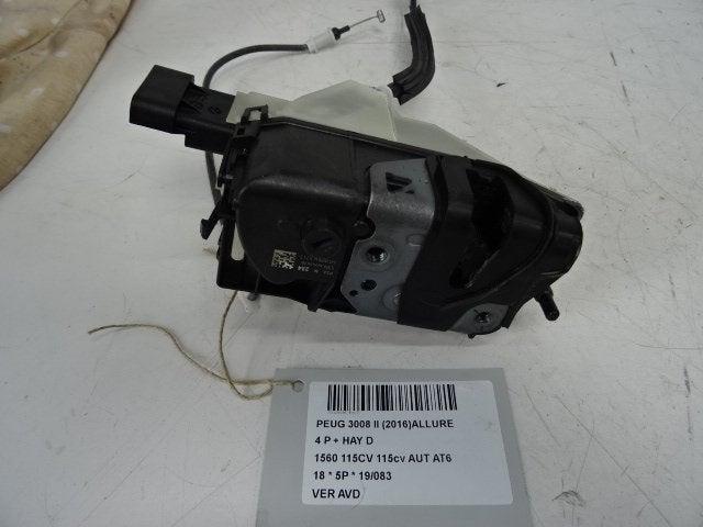 SERRURE DE PORTE AVANT DROITE 3008 II (M4 / MC / MJ / MR), Kontakt-peugeot@peugeot.com, Utilisé, Avant, Peugeot Deutschland GmbH
