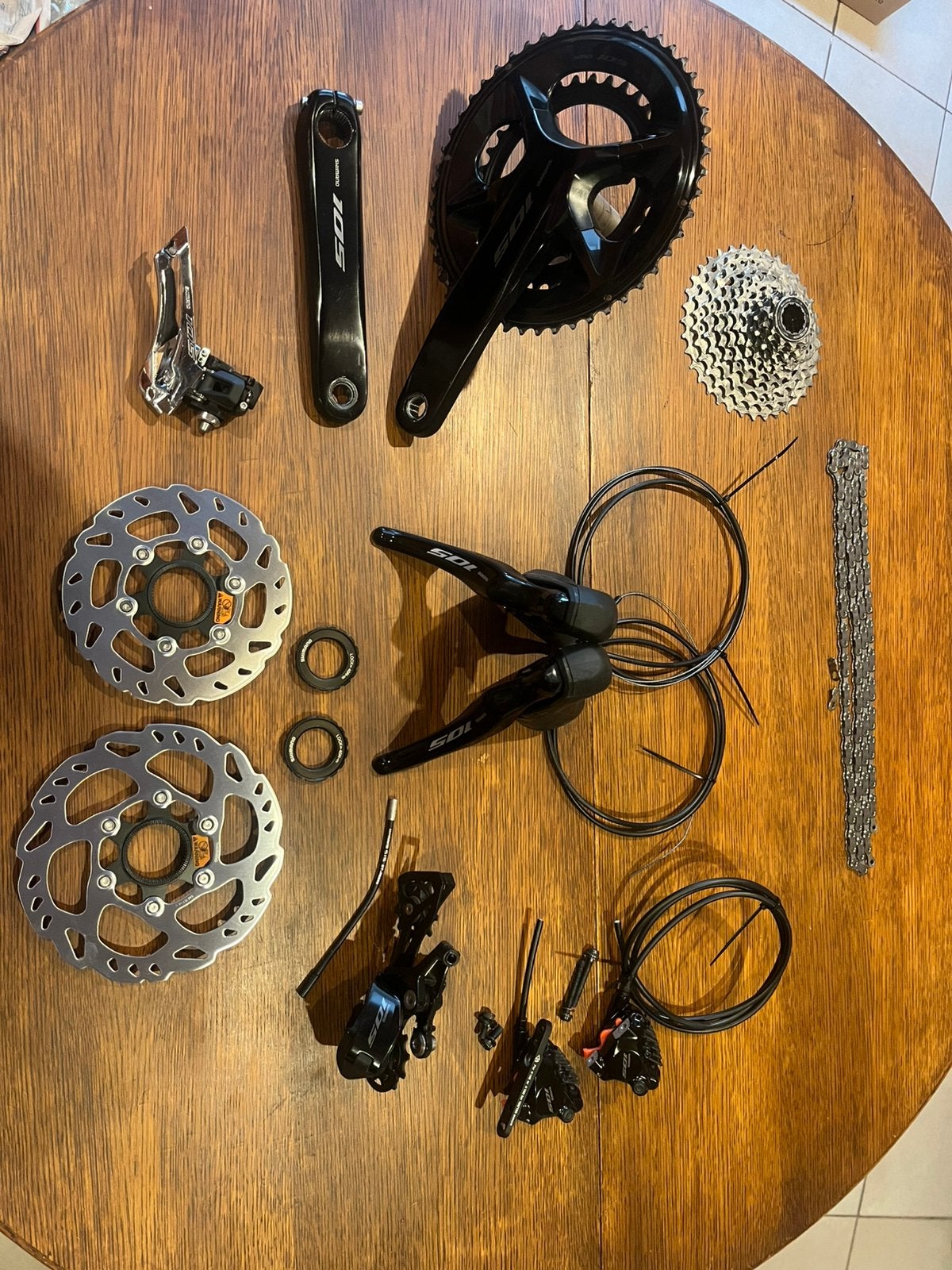 Groupe 12 vitesses Shimano 105, Vélos & Vélomoteurs, Enlèvement ou Envoi, Comme neuf, Autres types, Aluminium