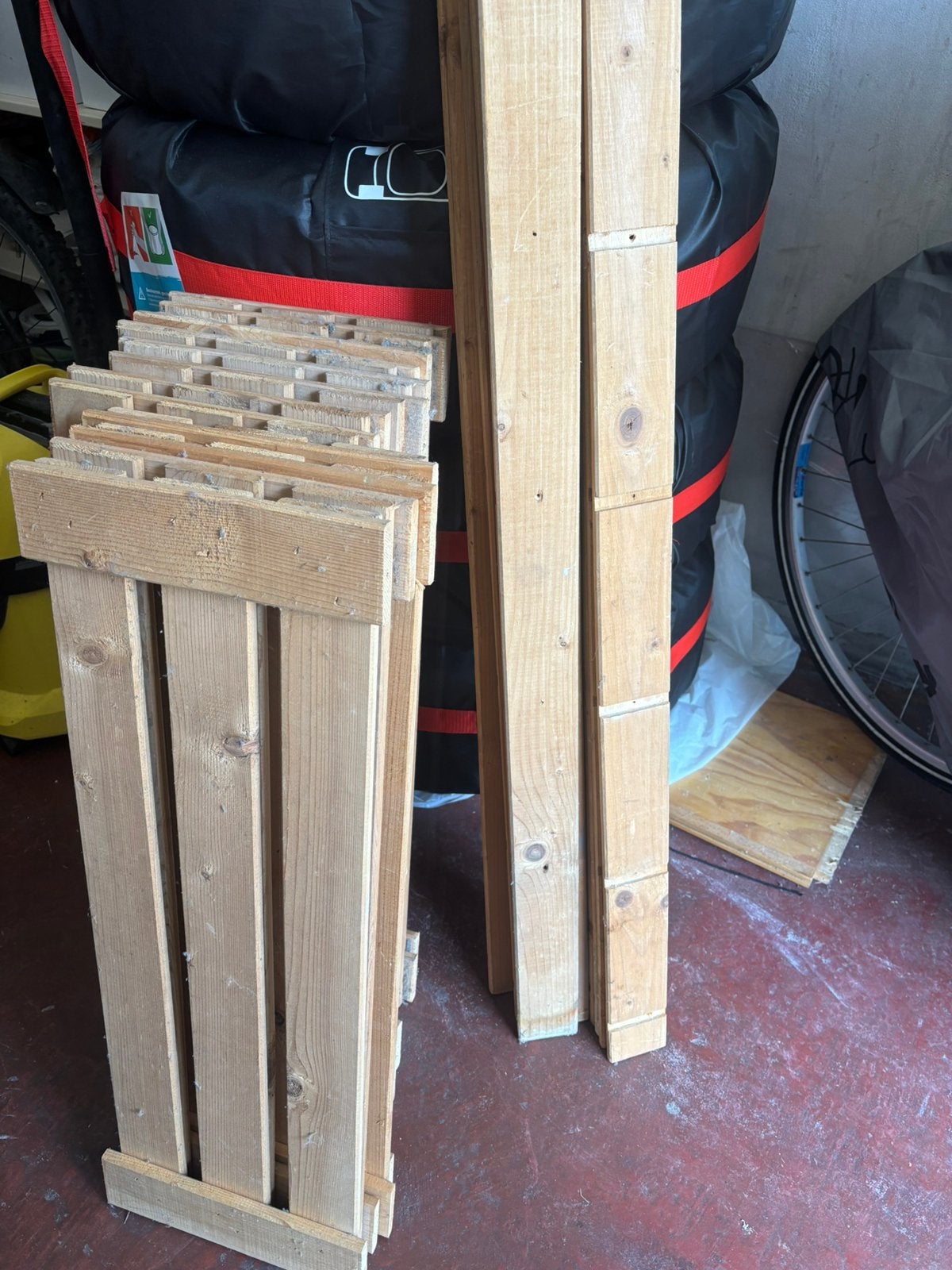 3 balances en bois, Maison & Meubles, Enlèvement, Utilisé