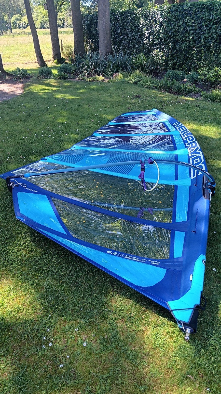 Neilpryde V8 6.2, Watersport en Boten, Windsurfen, Ophalen, Met draagtas, 5 tot 6.5 m², Zo goed als nieuw