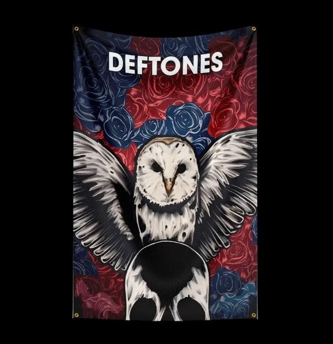 Grote vlaggen Deftones (150x90cm), Ophalen of Verzenden, Nieuw