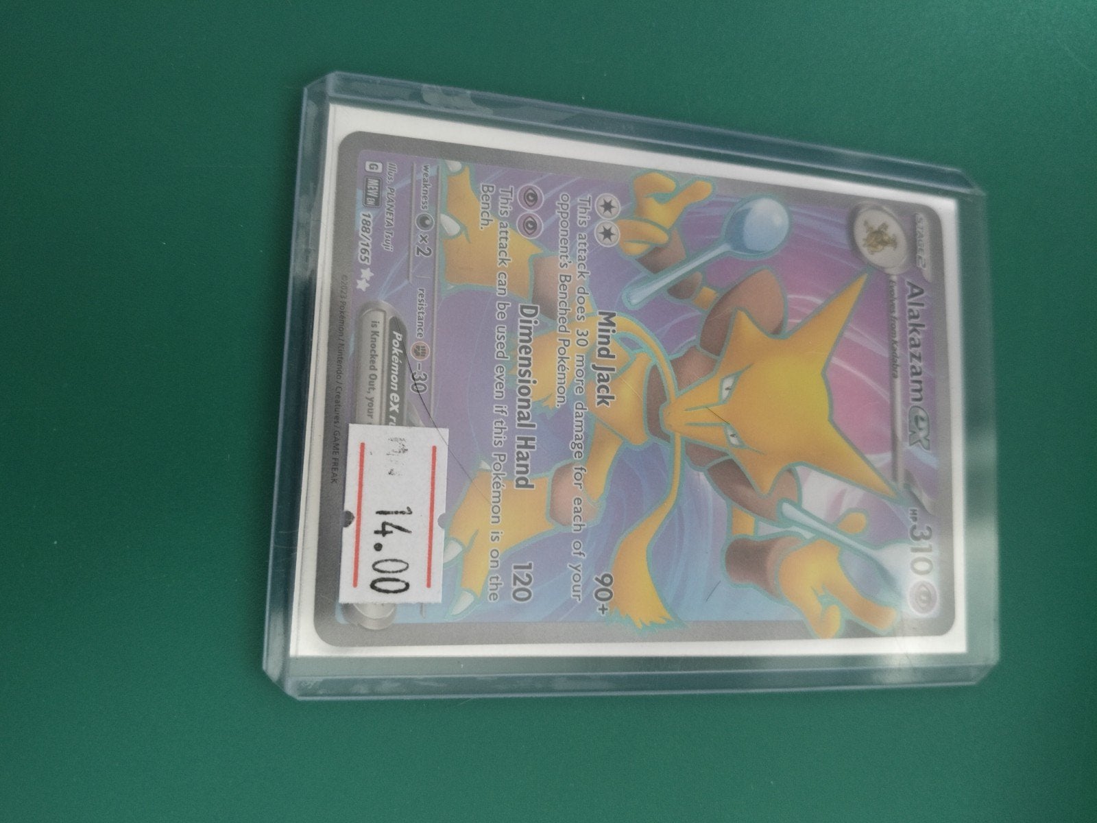 Pokemon kaart alakazam ex, Enlèvement ou Envoi
