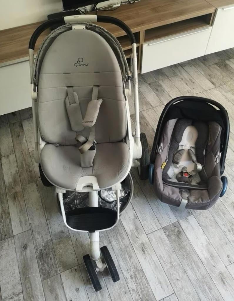 Poussette quinny avec maxi cosi, Kinderen en Baby's, Ophalen, Zo goed als nieuw, Kinderwagen, Quinny