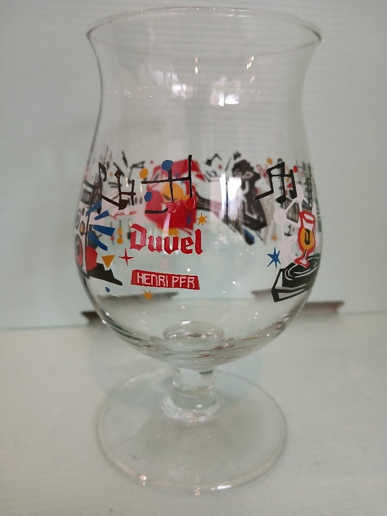 DUVEL HENRI PFR staand glas, Ophalen of Verzenden, Zo goed als nieuw, Glas of Glazen, Duvel